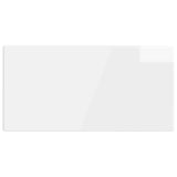 Wall-Mounted Headboard BREDA High Gloss White Engineered Wood 897639