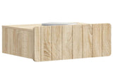 Wall-Mounted Bedside Cabinet 2 pcs Sonoma Oak 49 x 34.5 x 24 cm 898280