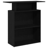 Reception Desk Black 100x40x104 cm Engineered Wood 859052