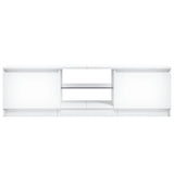 TV Cabinet with LED Lights White 120x30x36 cm 804283