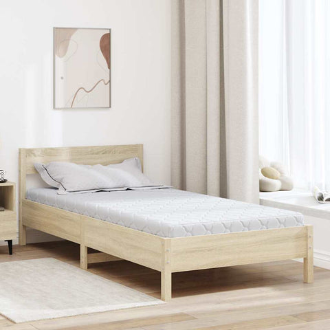 Mattress with Coconut Layer White 200 x 120 cm PU Foam 4106384