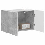 TV Wall Cabinet Concrete Grey 59.5 x 31 x 40 cm Engineered Wood 892335