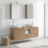 Bathroom Cabinet Set 5 pcs Artisan Oak Engineered Wood 3406358