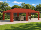 Gazebo Cover 6 x 3 m Terracotta Polyester 190 gsm 900426