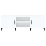 TV Cabinet White 150x30x50 cm Engineered Wood 812627