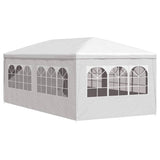 Party Tent White Polyethylene 3x6 metres Durable Party Tent 90336