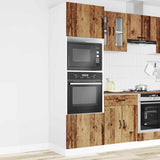 Oven Cabinets 2 pcs Kalmar Old Wood Engineered Wood 3315039