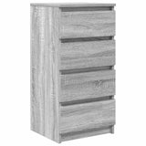 Sideboard Grey Sonoma 37.5x35x76 cm Engineered Wood 861756