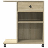Printer Stand with Wheels Sonoma Oak 60x40x68.5 cm 840641