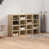 Shoe Cabinet Sonoma Oak 103 x 30 x 67 cm Engineered Wood 808732