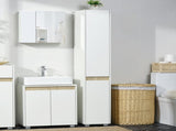 Tall Bathroom Cabinet with Adjustable Shelves, 5-Tier Modern Freestanding Tallboy with Storage T3398P330391