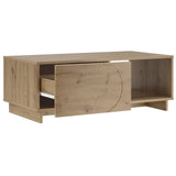 Coffee Table Artisan Oak 95 x 50.5 x 35 cm Engineered Wood 8011449