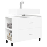 Bathroom Vanity Unit White 80 x 35 x 60 cm Engineered Wood 889385