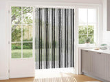 Insect Curtain Chenille Grey and Black 100 x 200 cm 100% PP 42034425