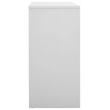 Locker Cabinets 2 pcs Light Grey 90x45x92.5 cm Steel 3095231