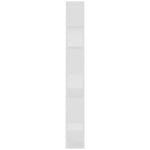 Book Cabinet Room Divider White 80x24x186 cm Engineered Wood 809152
