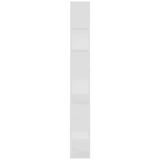 Book Cabinet Room Divider White 80x24x186 cm Engineered Wood 809152
