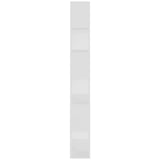 Book Cabinet Room Divider White 80x24x186 cm Engineered Wood 809152