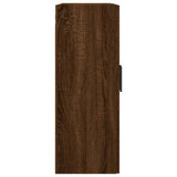 Wall Mounted Cabinets 2 pcs Brown Oak 69.5x34x90 cm 3195650