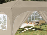 Pop-up Party Tent 575 x 288 x 245 cm Cream Oxford Fabric 42019900