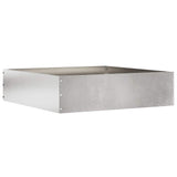 Lawn Edging 6 pcs Silver 50 x 50 x 13 cm Stainless Steel 874725