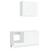 Kitchen Unit LYON 5 pcs White Engineered Wood 3438219