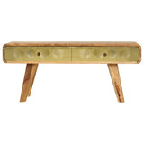 246344 Coffee Table Solid Mango Wood 90x50x40 cm