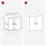 Storage Cabinet Pink 80 x 40 x 90 cm Steel 891683
