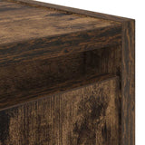 ZNTS Wall-Mounted Bedside Cabinets 2 pcs Smoked Oak 38x34x40 cm 861238