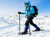 3 in 1 Snowshoes Silver and Black 63 x 21 cm Aluminum and HDPE 42021425