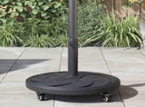Parasol Base Art Deco Black 45 x 39.5 cm Iron 42002566