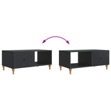 Coffee Table Black 90 x 50 x 40 cm Engineered Wood 894266