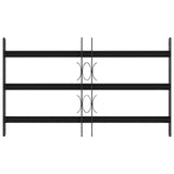 Security Grille for Windows with 3 Crossbars 3 pcs 43-74 cm 42031285