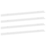 Wall Shelves 4 pcs White 115x9x3 cm 326664