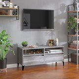 TV Cabinet Grey Sonoma 100x34.5x44.5 cm Engineered Wood 831907