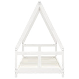 Kids Bed Frame White 80x160 cm Solid Wood Pine 834460