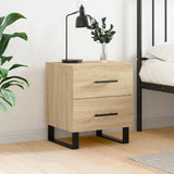 Bedside Cabinet Sonoma Oak 40x35x47.5 cm Engineered Wood 827362