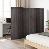 Room Divider Bamboo Grey Width 250 cm Height 165 cm 244611