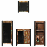 Bathroom Furniture Set 4 pcs Multicolour Solid Reclaimed Wood 3305665