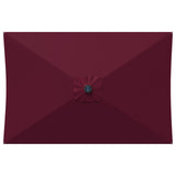 Garden Parasol with LED Lights and Base 200 x 300 cm Polyester 42036244