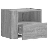 Wall-mounted Bedside Cabinets 2 pcs Grey Sonoma 45x30x35 cm 848322