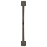 Dining Table Legs X-Shaped 2 pcs Natural Steel 90x cm Steel 4012927