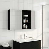 Bathroom Cabinet Set 3 pcs 140 x 14.5 x 70 cm Engineered wood 3403777