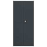 File Cabinet Anthracite 90x40x200 cm Steel 339763