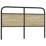 Replace Headboard Sonoma Oak 160 cm Steel and Engineered Wood 4100293