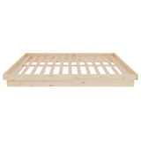 Bed Frame without Mattress Solid Wood 160x200 cm 819917