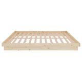 Bed Frame without Mattress Solid Wood 160x200 cm 819917