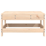 Garden Footstool Solid Wood Pine 825485