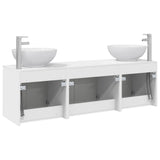 Bathroom Cabinet Set 3 pcs High Gloss White 49.5 x 44.5 x 65 cm 3405691