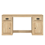 Desk with Cabinet Sonoma Oak Engineered Wood 3185330